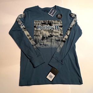Boys Hurley long sleeve size large